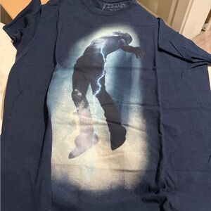 Yeezus Concert Tee Blue Graphic - New, no tag